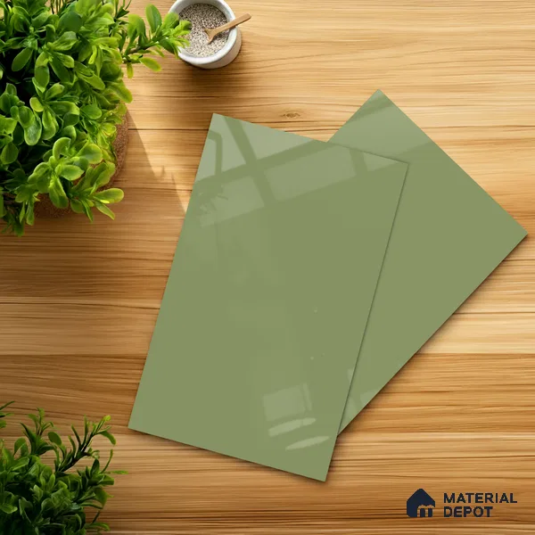 LM 21063 Wild Parrot High Gloss Finish 8 ft x 4 ft Decorative Laminate - 1 mm | Suitable for Living Room, Kitchen, Office