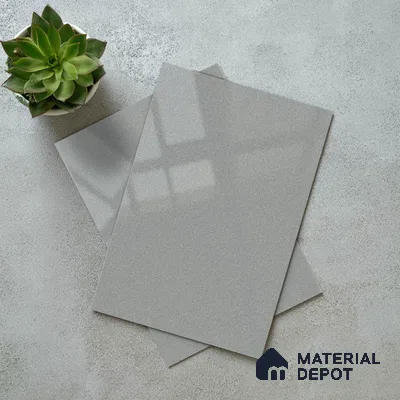 Light Grey Solid Color Acrylic Laminate LM 24334 8 ft x 4 ft High Gloss Finish - 1.5 mm | Matching Edgeband code - EB 02124 | Suitable for Living Room, Kitchen, Office