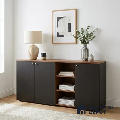 Patterned Look LM 05360 8 ft x 4 ft Texture Finish Decorative Laminate - 1 mm | Suitable for Bedroom, TV Unit, Wardrobe