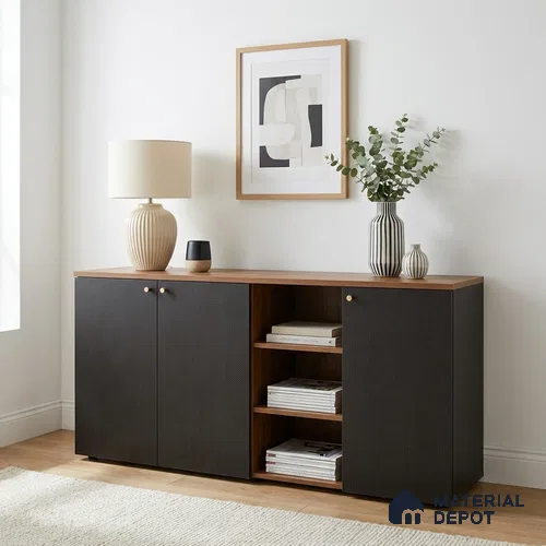 Patterned Look LM 05360 8 ft x 4 ft Texture Finish Decorative Laminate - 1 mm | Suitable for Bedroom, TV Unit, Wardrobe