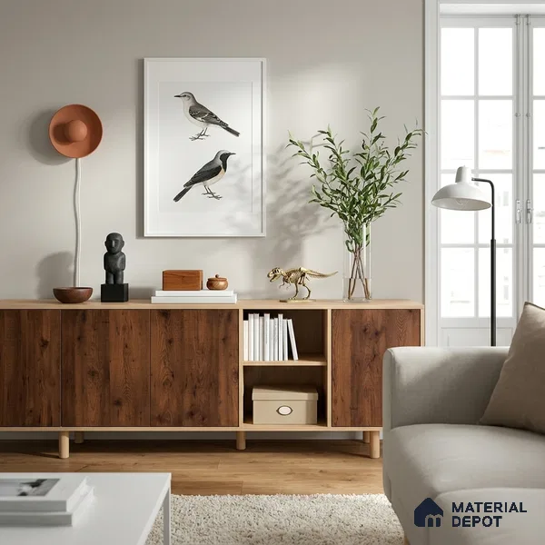 Wooden Look LM 19330 Tyrol Pine 8 ft x 4 ft Texture Finish Decorative Laminate - 1 mm | Suitable for TV Unit, Wardrobe, Kitchen Cabinets