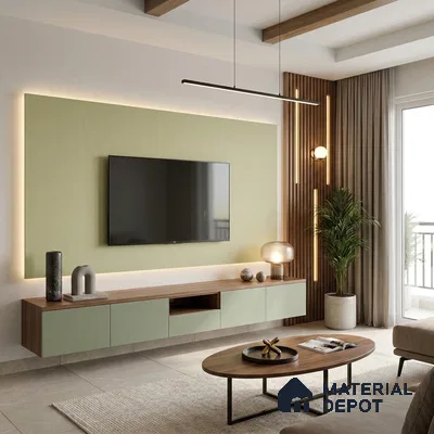 Grey Cane Look LM 20061 8 ft x 4 ft Texture Finish Decorative Laminate - 1 mm | Suitable for TV Unit, Wardrobe, Kitchen Cabinets