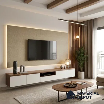 Brown Cane Look LM 20067 8 ft x 4 ft Texture Finish Decorative Laminate - 1 mm | Suitable for TV Unit, Wardrobe, Kitchen Cabinets