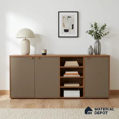 Dusty Petal Patterned Look WP 43 512 8 ft x 4 ft Texture Finish Decorative Laminate - 1 mm | Suitable for Bedroom, TV Unit, Wardrobe