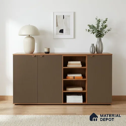 Vanilla Glaze Patterned Look WP 43 511 8 ft x 4 ft Texture Finish Decorative Laminate - 1 mm | Suitable for Bedroom, TV Unit, Wardrobe