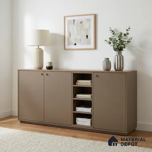 Dusty Petal Cane Look WP 33 512 8 ft x 4 ft Texture Finish Decorative Laminate - 1 mm | Suitable for TV Unit, Wardrobe, Kitchen Cabinets