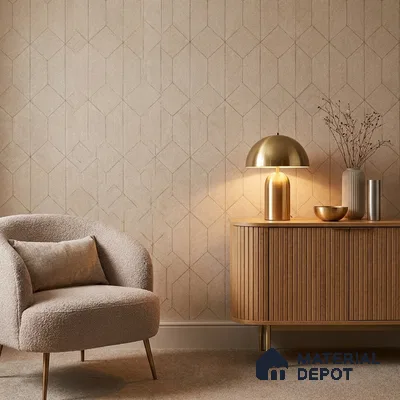 2101 - 3 | 10 Meter x 21 Inches Fabric Look Wallpaper - 57.41 Sq. Ft.