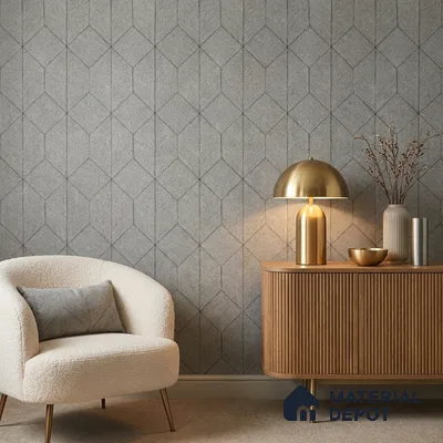 2101 - 5 | 10 Meter x 21 Inches Fabric Look Wallpaper - 57.41 Sq. Ft.