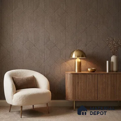 2101 - 6 | 10 Meter x 21 Inches Fabric Look Wallpaper - 57.41 Sq. Ft.