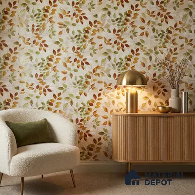2105 -4 | 10 Meter x 21 Inches Florals Look Wallpaper - 57.41 Sq. Ft.