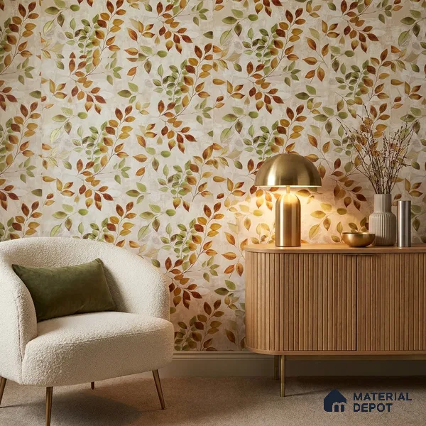 2105 -4 | 10 Meter x 21 Inches Florals Look Wallpaper - 57.41 Sq. Ft.