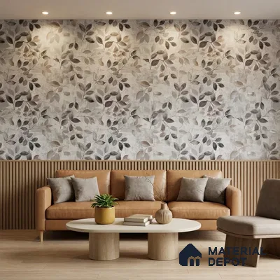 2105 -3 | 10 Meter x 21 Inches Florals Look Wallpaper - 57.41 Sq. Ft.