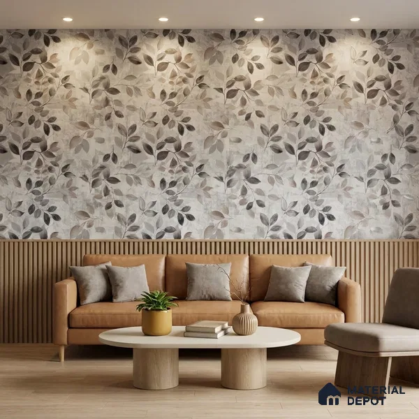 2105 -3 | 10 Meter x 21 Inches Florals Look Wallpaper - 57.41 Sq. Ft.