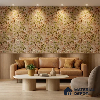 2105 -5 | 10 Meter x 21 Inches Florals Look Wallpaper - 57.41 Sq. Ft.