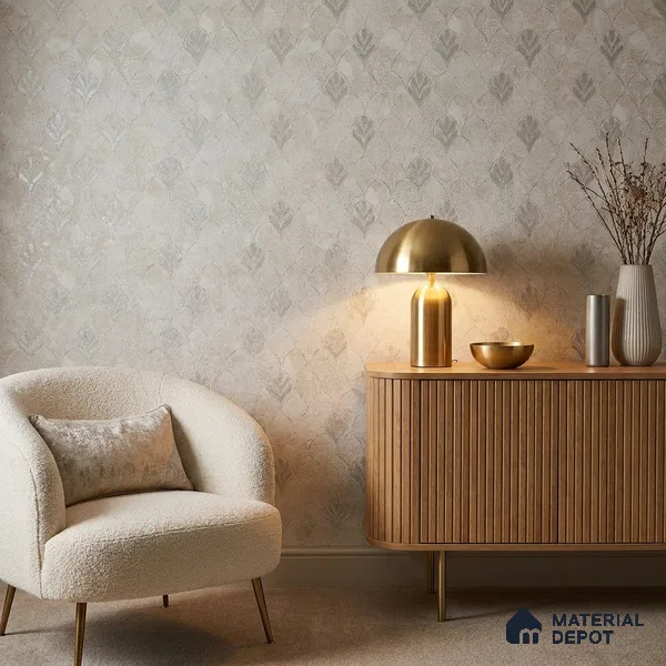 2107 -3 | 10 Meter x 21 Inches Patterned Look Wallpaper - 57.41 Sq. Ft.