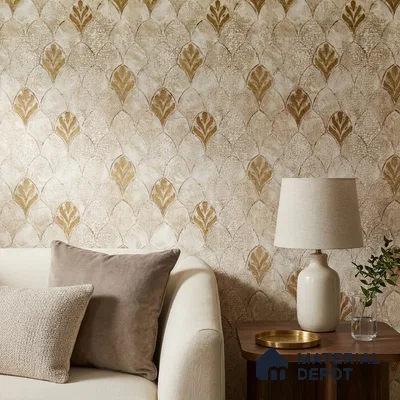 2107 -4 | 10 Meter x 21 Inches Patterned Look Wallpaper - 57.41 Sq. Ft.