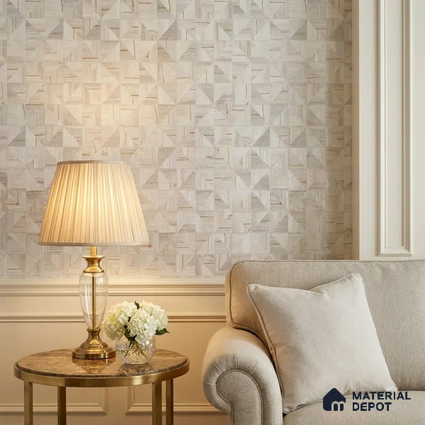 2103 -2 | 10 Meter x 21 Inches Patterned Look Wallpaper - 57.41 Sq. Ft.