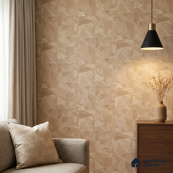 2104 -4 | 10 Meter x 21 Inches Patterned Look Wallpaper - 57.41 Sq. Ft.