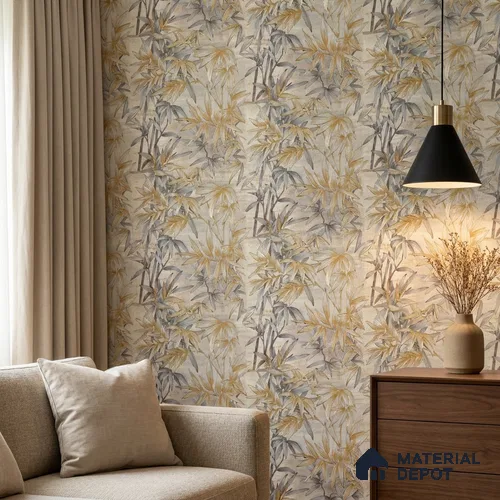2112 -2 | 10 Meter x 21 Inches Florals Look Wallpaper - 57.41 Sq. Ft.