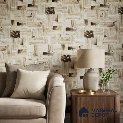 2106 -2 | 10 Meter x 21 Inches Patterned Look Wallpaper - 57.41 Sq. Ft.