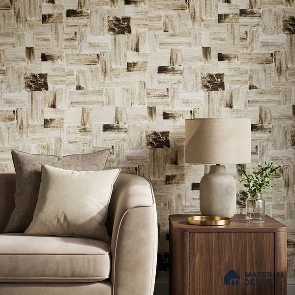 2106 -2 | 10 Meter x 21 Inches Patterned Look Wallpaper - 57.41 Sq. Ft.
