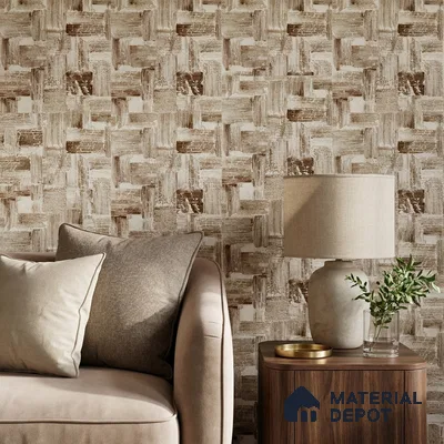2106 -1 | 10 Meter x 21 Inches Patterned Look Wallpaper - 57.41 Sq. Ft.
