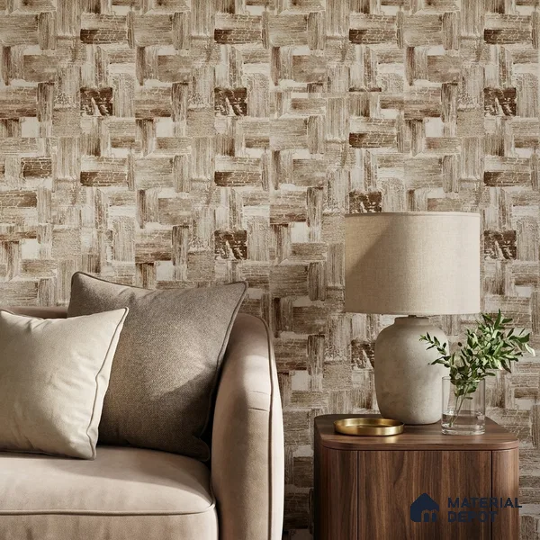 2106 -1 | 10 Meter x 21 Inches Patterned Look Wallpaper - 57.41 Sq. Ft.