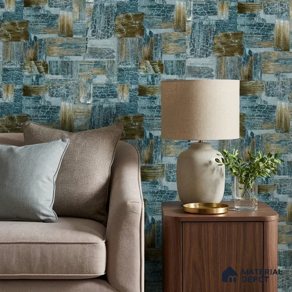 2106 -5 | 10 Meter x 21 Inches Patterned Look Wallpaper - 57.41 Sq. Ft.