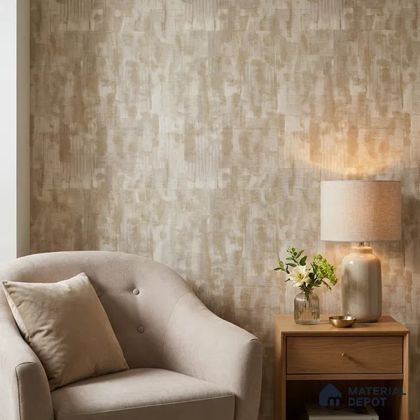2110 -3 | 10 Meter x 21 Inches Fabric Look Wallpaper - 57.41 Sq. Ft.