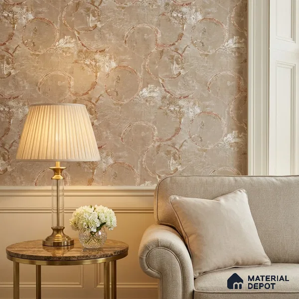 2111 -4 | 10 Meter x 21 Inches Patterned Look Wallpaper - 57.41 Sq. Ft.