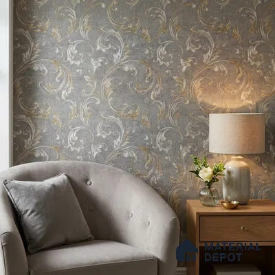 2102 -1 | 10 Meter x 21 Inches Patterned Look Wallpaper - 57.41 Sq. Ft.