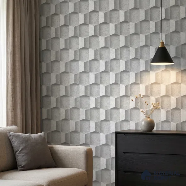 88526-1 | 5 Meter x 42 Inch PVC Patterned Look Wallpaper - 57.41 Sq. Ft. | Minimum 15% wastage during installation