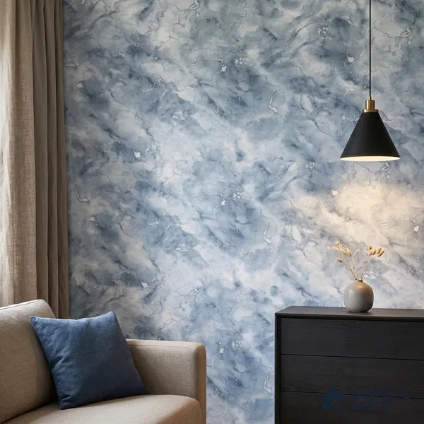 88527-2 | 5 Meter x 42 Inch PVC Marble Look Wallpaper - 57.41 Sq. Ft. | Minimum 10% wastage during installation