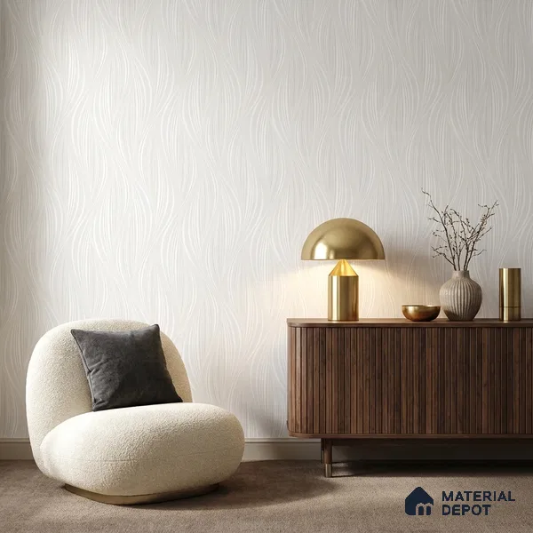 88531-2 | 5 Meter x 42 Inch PVC Patterned Look Wallpaper - 57.41 Sq. Ft. | Minimum 15% wastage during installation
