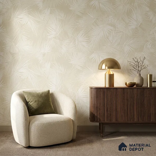 88532-2 | 5 Meter x 42 Inch PVC Florals Look Wallpaper - 57.41 Sq. Ft. | Minimum 15% wastage during installation