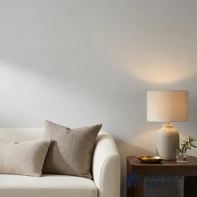88542-4 | Grey Grasscloth Streak PVC Textured Wallpaper - 5 Meter x 42 Inch, 57.41 Sq. Ft. (Min. 15% Wastage)