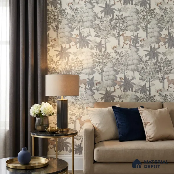 OR01-1 | 5 Meter x 42 Inch PVC Nature Look Wallpaper - 57 Sq. Ft. | Minimum 15% wastage during installation