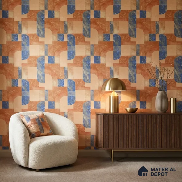 OR03-4 | 5 Meter x 42 Inch PVC Patterned Look Wallpaper - 57 Sq. Ft. | Minimum 15% wastage during installation