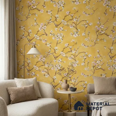 OR05-3 | 5 Meter x 42 Inch PVC Florals Look Wallpaper - 57 Sq. Ft. | Minimum 15% wastage during installation