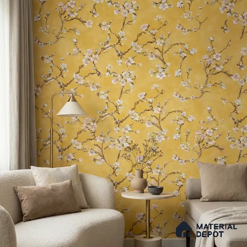OR05-3 | 5 Meter x 42 Inch PVC Florals Look Wallpaper - 57 Sq. Ft. | Minimum 15% wastage during installation