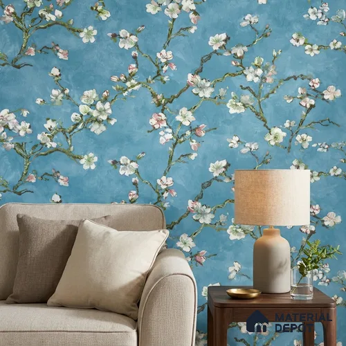 OR05-4 | 5 Meter x 42 Inch PVC Florals Look Wallpaper - 57 Sq. Ft. | Minimum 15% wastage during installation
