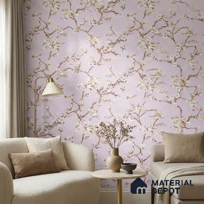 OR05-6 | 5 Meter x 42 Inch PVC Florals Look Wallpaper - 57 Sq. Ft. | Minimum 15% wastage during installation