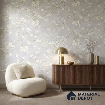 OR05-1 | 5 Meter x 42 Inch PVC Florals Look Wallpaper - 57 Sq. Ft. | Minimum 15% wastage during installation