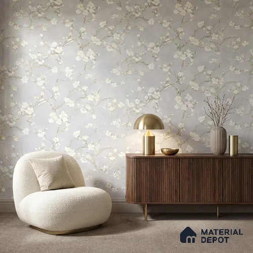 OR05-1 | 5 Meter x 42 Inch PVC Florals Look Wallpaper - 57 Sq. Ft. | Minimum 15% wastage during installation