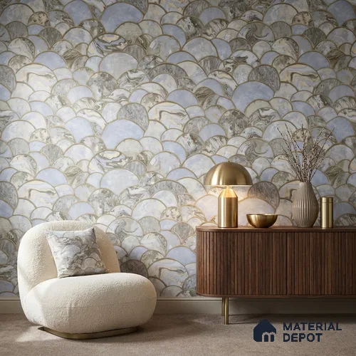 OR06-4 | 5 Meter x 42 Inch PVC Patterned Look Wallpaper - 57 Sq. Ft. | Minimum 15% wastage during installation