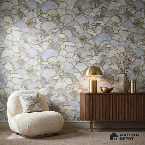 OR06-4 | 5 Meter x 42 Inch PVC Patterned Look Wallpaper - 57 Sq. Ft. | Minimum 15% wastage during installation