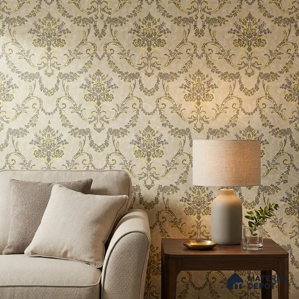 OR09-3 | 5 Meter x 42 Inch PVC Patterned Look Wallpaper - 57 Sq. Ft. | Minimum 15% wastage during installation
