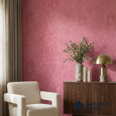 Z1003-10 | Pink Crumpled Paper PVC Textured Wallpaper - 10 Meter x 21 Inch, 57 Sq. Ft. (Min. 15% Wastage)