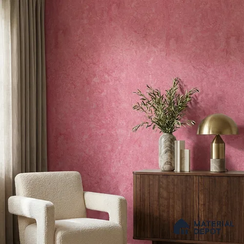 Z1003-10 | Pink Crumpled Paper PVC Textured Wallpaper - 10 Meter x 21 Inch, 57 Sq. Ft. (Min. 15% Wastage)