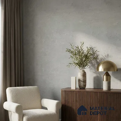 Z1006-2 | Grey Weathered Concrete PVC Textured Wallpaper - 10 Meter x 21 Inch, 57 Sq. Ft. (Min. 15% Wastage)
